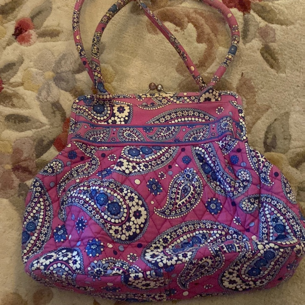 Vera Bradley snap shot shoulder purse with matching wallet, brand new condition